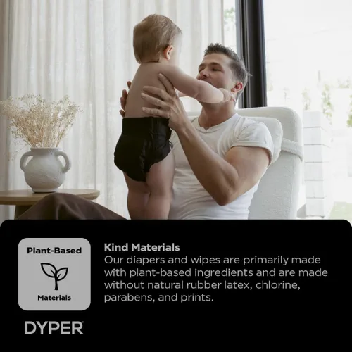 Vista 5 de DYPER - Pañales desechables de carbón mejorado para el día y la noche - Hechos con ingredientes a base de plantas* e ingredientes honestos