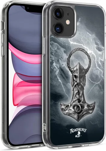 Vista 28 de Head Case Designs Funda de gel con licencia oficial de Alchemy Gothic 13 Dagger Illustration [protección de grado militar] compatible con Apple