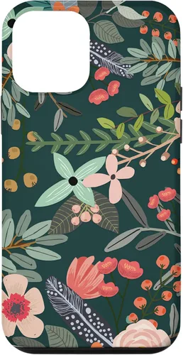 Vista 16 de Cute Colorful Garden Botanical Floral Pattern Case for iPhone 17