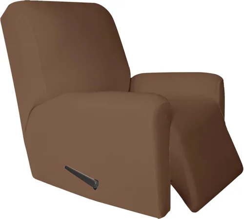 Vista 33 de Easy-Going - Funda elástica de microfibra para sofá reclinable seccional, suave vellón ajustable a tu sofá de 2 cuerpos, lavable, protector
