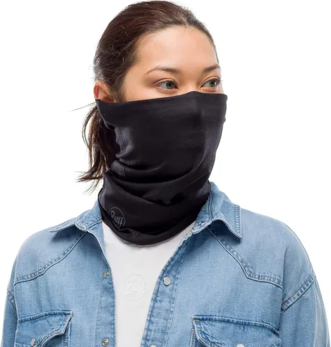 Vista 3 de BUFF Original EcoStretch - Polaina para el cuello, protección solar UPF 50, transpirable, versátil, de secado rápido, colores sólidos, tamaño adulto