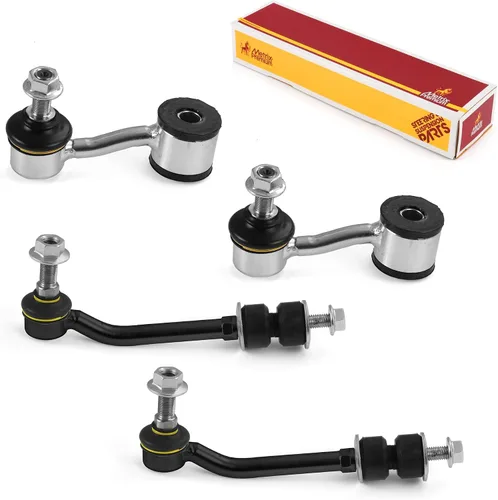 Vista 163 de Metrix Premium Chassis Parts - Kit de 4 piezas de barra estabilizadora delantera y trasera con enlace de extremo de barra estabilizadora para Ford