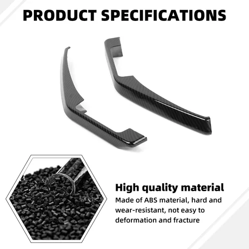 Vista 4 de Cubierta de Bisagra Compatible con Capó del Motor para Ford Bronco 2021-2025, Kit de 2 Piezas de Accesorios Decorativos Exteriores de Trim Trail