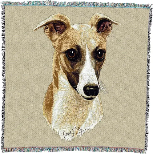 Vista 11 de Pure Country Weavers Robert May - Manta cuadrada para regazo de sabuesos afganos, regalo para los amantes de los perros, manta de tapiz tejida