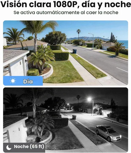 Vista 3 de ZOSI Sistema DVR de seguridad de 8CH 5MP con cámara de audio de inclinación