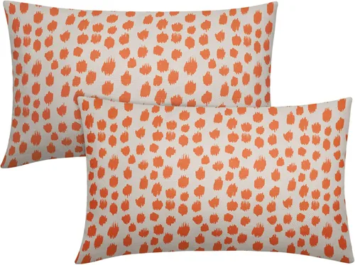 Vista 94 de Sweetshow Juego de 2 fundas de almohada de 16 x 16 pulgadas, diseño bohemio, con diseño de lunares, moderno y moderno, para exteriores, decorativas