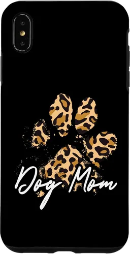 Vista 11 de Dog Mom Gift Leopard Paw Print Fur Mama Case para iPhone 17