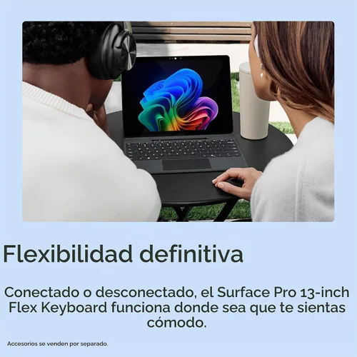 Vista 7 de Microsoft Surface Pro (2026), portátil 2 en 1 de rendimiento premium de 13 pulgadas, procesador Snapdragon X2 Plus, pantalla táctil, 16 GB de RAM