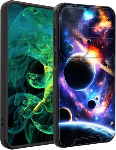 Vista 18 de Funda para Galaxy A16 5G con cubierta para cámara deslizante, resistente de doble capa, híbrida, a prueba de golpes, funda protectora resistente