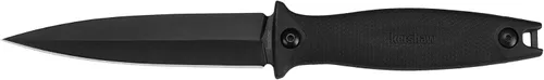 Vista 6 de SOG Cuchillo pequeño de hoja fija (NB1012-CP), Black & Kershaw Secret Agent (4007); cuchillo de bota ocultable, 3 onzas