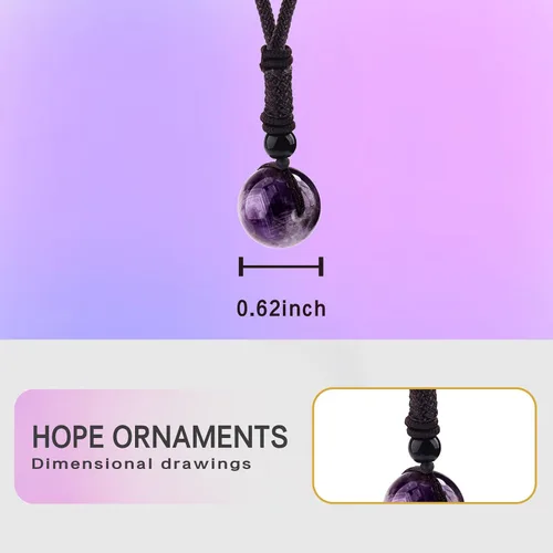 Vista 4 de Juego de pulseras y collar para ansiedad de roca de lava