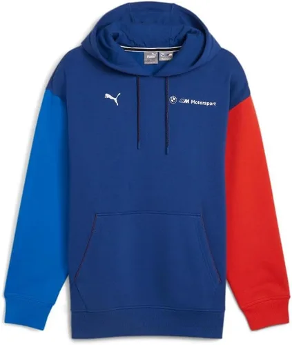 Vista 4 de PUMA Sudadera con capucha de forro polar BMW M Motorsport Essentials para hombre