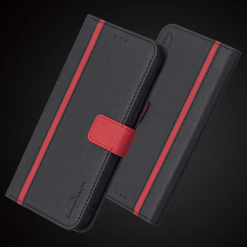 Vista 6 de Funda compatible con Nothing Phone 1, piel sintética, compatible con Nothing Phone One (A063), protección con cierre magnético, funda de cartera