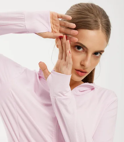 Vista 5 de Libin sudadera con capucha para mujer, con cremallera completa, UPF 50+, capucha con protección solar, de manga larga, para senderismo
