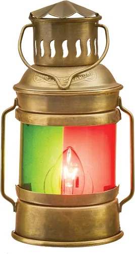 Vista 8 de Park Designs Cape Hatteras - Luz nocturna Lámpara de acento de faro costero con bombilla de 5 vatios Iluminación de salida de metal náutico