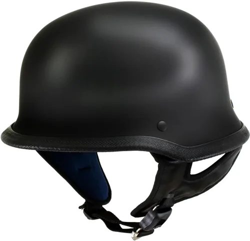 Vista 24 de Hot Leathers Avanzado Moto DOT Skull Cap Classic Half Cascos Biker HLD HLT