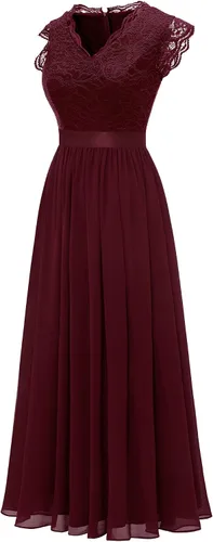 Vista 24 de Dressystar - Vestido de dama de honor, sin mangas, con cuello en V, para fiesta de boda