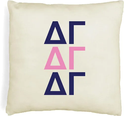 Vista 14 de sockprints Alpha Chi Omega - Funda de almohada con letras griegas de 18 x 18 pulgadas, fundas de almohada para hermandad de hermandad, almohada