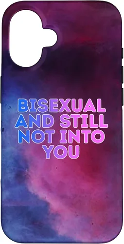 Vista 27 de Bisexual and Still Not Into You Bi Flag Pride Equality Humor Case for iPhone 17