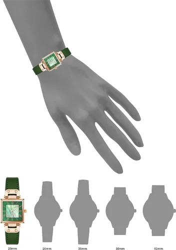Vista 4 de Anne Klein Consider It Women's Apple Peel Leather Strap Watch, AK3896