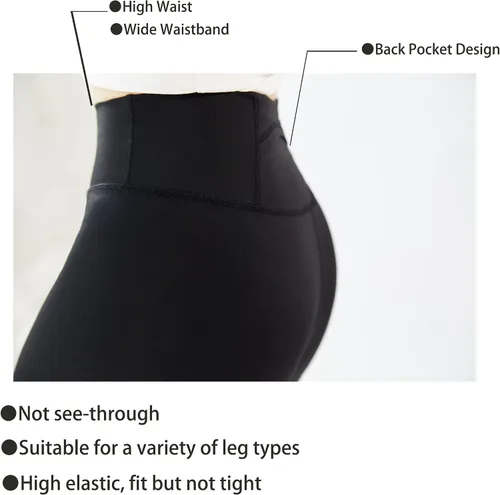 Vista 2 de Felix & Flora Leggings de yoga para niñas, cintura alta, pantalones activos para entrenamiento, baile, correr