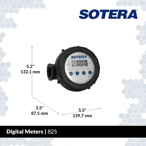 Vista 2 de Fill-Rite 825 Medidor Digital / 2 - 20 GPM