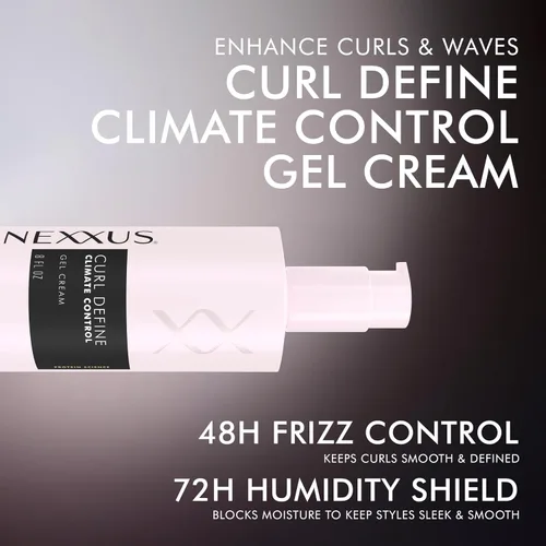 Vista 3 de Nexxus Crema para definir rizos con control climático y tecnología STYLEPROTECT 8 fl oz (236.59 ml)