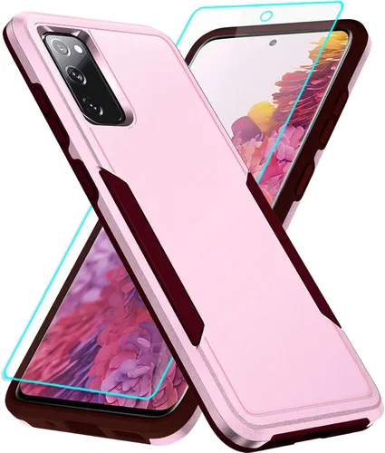 Vista 9 de Funda para Galaxy S20 FE 5G con protección de pantalla: resistente funda protectora a prueba de golpes y arañazos para Samsung Galaxy S20 FE 5G-Negro