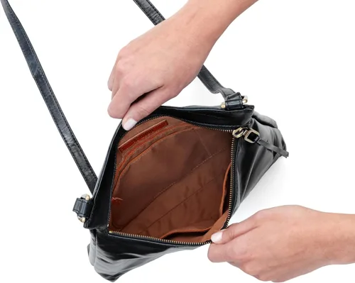 Vista 3 de HOBO Bolso bandolera de piel Cambel para mujer
