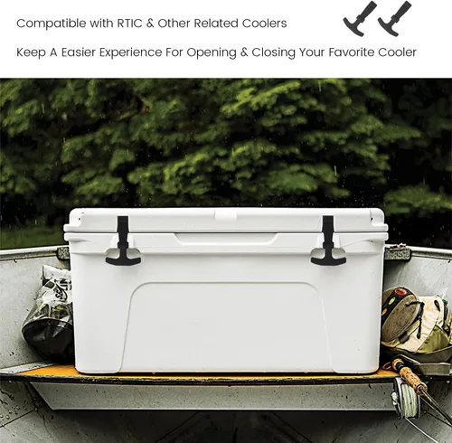 Vista 6 de Replacement Lid Latches, 2 Pack, Compatible with Yeti Hard Coolers & Other Related Coolers, More Durable Rubber & Improved Design