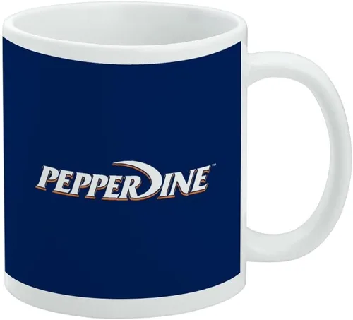 Vista 275 de Taza de cerámica con el logotipo principal de la Universidad Rider, taza de regalo novedosa para café, té y bebidas calientes, 11oz, blanca