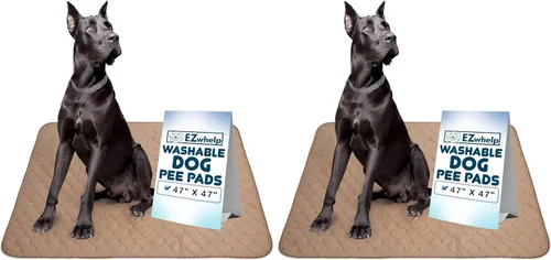 Vista 14 de EZwhelp Almohadillas reutilizables para orina de perro, almohadillas de entrenamiento impermeables para perros, lavables y sanitarias, esquinas