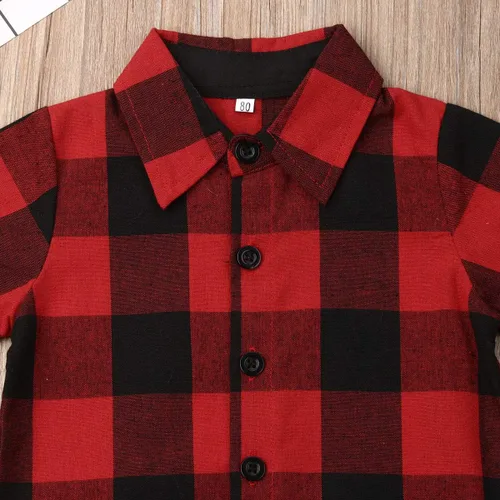 Vista 100 de Conjunto de camisa de manga corta con botones y pantalones cortos casuales con diseño de flamingo, para bebés y niños de 1 a 6 años, atuendos