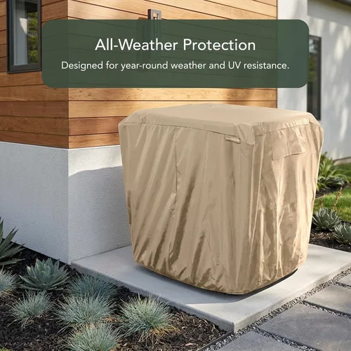 Vista 2 de Covermates Funda clásica de aire acondicionado resistente – Protección duradera para todo tipo de clima para unidades centrales de CA al aire libre