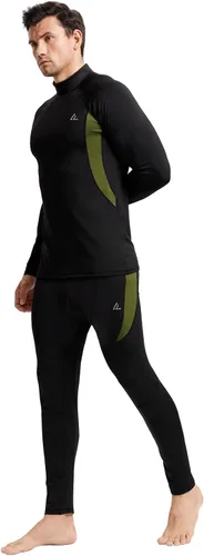 Vista 151 de Conjunto de ropa interior térmica para hombre, ropa interior larga 1#verde militar