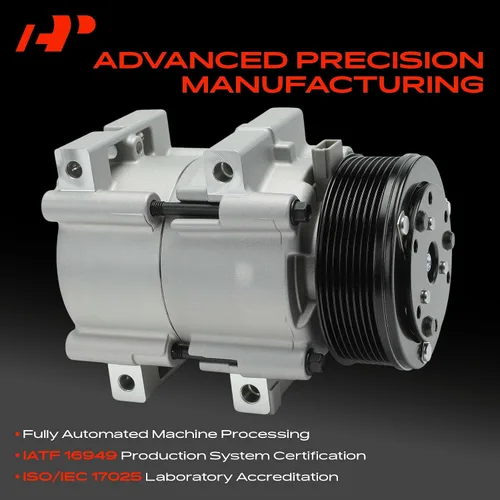 Vista 3 de A-Premium Compresor A/C con embrague compatible con Ford Excursion 7.3L 2000-2003