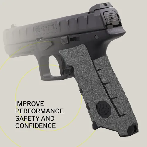 Vista 3 de TALON Grips Empuñadura adhesiva para pistola – Compatible con Beretta APX tamaño completo 0.354 in / .40 S & W – Fabricado en los Estados Unidos