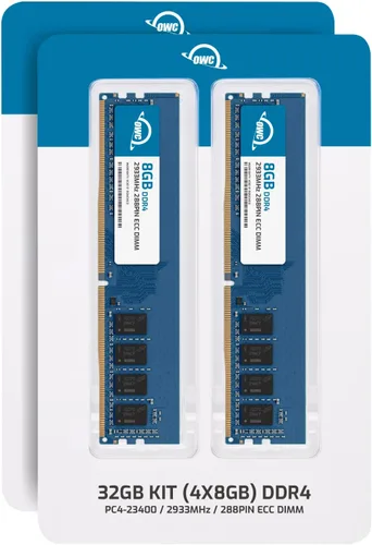 Vista 10 de OWC 8GB DDR4 3200MHz PC4-25600 CL22 1RX8 ECC Unbuffered UDIMM 1.2V 288-pin Workstation Server Memoria RAM