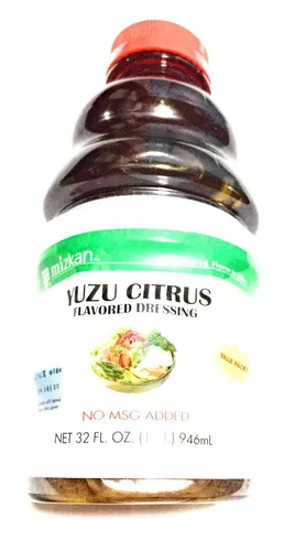 Vista 2 de Mizkan Yuzu - Aderezo con sabor a cítricos, 32 onzas líquidas (paquete de 2)