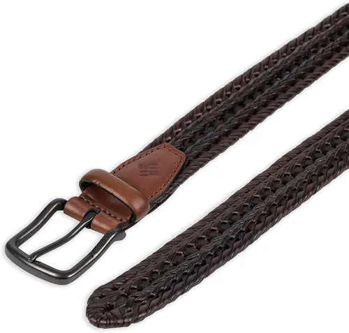 Vista 4 de Columbia Men's Braided Belt-Casual Dress with Single Prong Buckle for Jeans Khakis