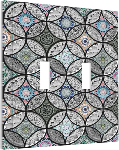 Vista 93 de Cubiertas Decorativas para Placas de Interruptor Diente de León Azul Rústico Citas Inspiradoras Casa de Campo Tablón de Madera Gris 1 Gang Cubierta