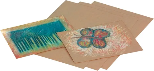 Vista 9 de School Smart Hojas de papel Kraft, 60 libras, 9 x 12 pulgadas, marrón, paquete de 100
