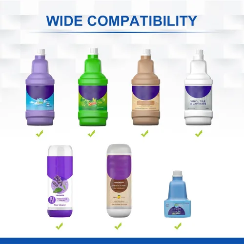 Vista 5 de LANMU Junta de silicona para tapa de botella para solución de limpieza Swiffer Wet Jet Power Mop, contenedor de recarga de botellas reutilizable