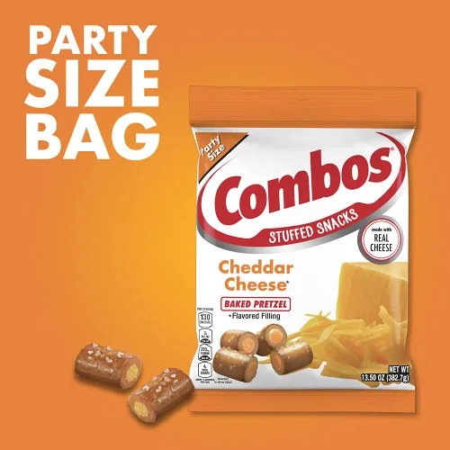 Vista 4 de Combos Bocadillos de pretzel horneados con queso cheddar, 13.5 onzas, bolsa, 13.5 onzas