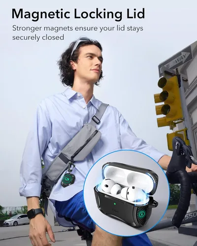 Vista 7 de ESR Funda para AirPods Pro 3 (2025) y ESR para AirPods Pro 3 Case (2025) Lock