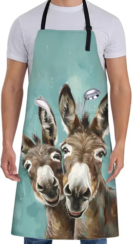 Vista 13 de Fun Space Adventure Delantal para mujer con cohete y planeta, 28 x 33 pulgadas