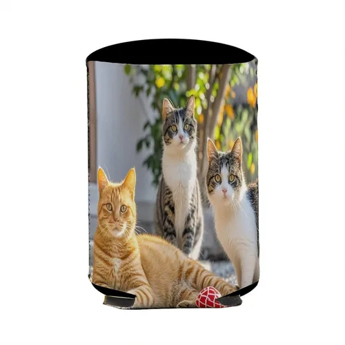 Vista 8 de Cats Cup Sleeve Reusable Iced Coffee Sleeves Cute Insulated Cup Sleeve for Cold Beverages Coffee Cup Holder Fits All For Regular Size Bottles