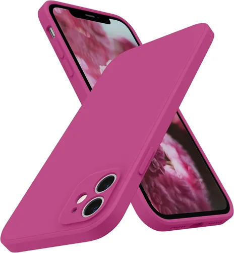 Vista 19 de SURPHY Diseño para Funda iPhone 11 con Protección de Cámara, Diseño Delgado de Borde Recto, Funda de Teléfono de Silicona Líquida para iPhone 11