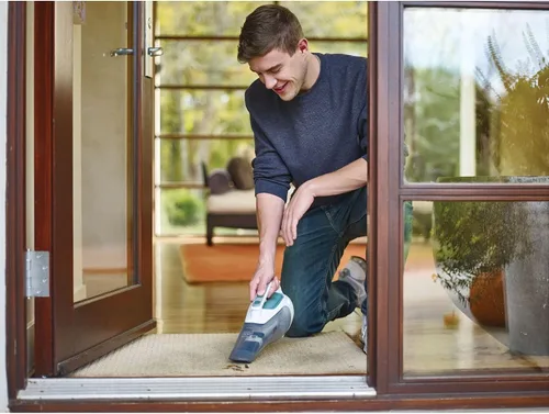 Vista 6 de Black+Decker Dustbuster HHVI315JO42 aspiradora manual de litio, azul, inalámbrica