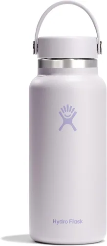 Vista 58 de Hydro Flask Botella de agua – Acero inoxidable aislado – Tapa flexible de boca ancha, antiderrames, a prueba de fugas y recargable en agave de 20